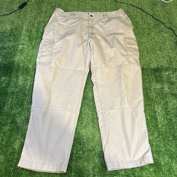 Mens Galls Tactical Utility Cargo Straight Leg Pants Khaki Men's Size 42x32 - Picture 1 of 7